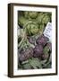 France, Vaucluse, Lourmarin. Purple Artichokes at Market-Kevin Oke-Framed Photographic Print