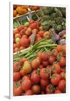 France, Vaucluse, Lourmarin. Vegetables at the Lourmarin Friday Market-Kevin Oke-Framed Photographic Print