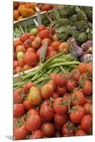 France, Vaucluse, Lourmarin. Vegetables at the Lourmarin Friday Market-Kevin Oke-Mounted Premium Photographic Print