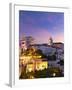 France, Vaucluse, Provence, Gordes at Dusk-Shaun Egan-Framed Photographic Print