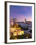 France, Vaucluse, Provence, Gordes at Dusk-Shaun Egan-Framed Photographic Print