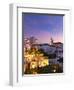 France, Vaucluse, Provence, Gordes at Dusk-Shaun Egan-Framed Photographic Print