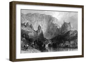 France Vaucluse-Thomas Allom-Framed Art Print