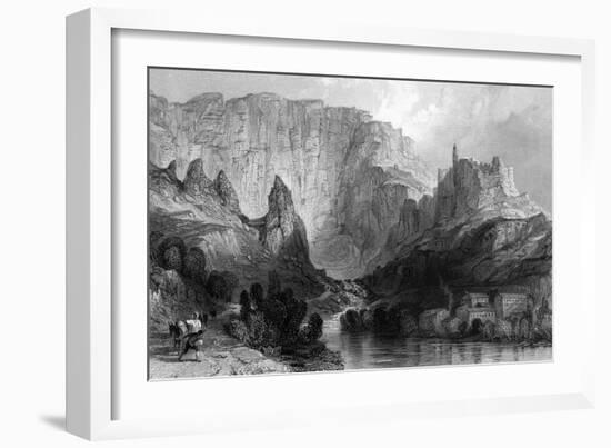 France Vaucluse-Thomas Allom-Framed Art Print