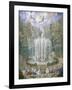 France, Versailles, Fountain in Gardens-Jean Antoine Simeon Fort-Framed Giclee Print