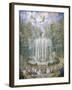 France, Versailles, Fountain in Gardens-Jean Antoine Simeon Fort-Framed Giclee Print