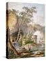 France, Versailles, from Views and Plans of the Petit Trianon at Versailles-Claudio Linati-Stretched Canvas