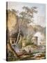 France, Versailles, from Views and Plans of the Petit Trianon at Versailles-Claudio Linati-Stretched Canvas