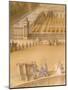 France, Versailles, View of Orangerie and Castle-null-Mounted Giclee Print