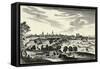 France, View of Montpellier, German, 1660-null-Framed Stretched Canvas