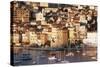 France, Villefranche-Sur-Mer, Cote D'Azur, Town and Harbor-David Barnes-Stretched Canvas