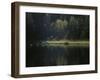 France, Vosges Mountains, Lac Du Lispach in Autumn-Andreas Keil-Framed Photographic Print