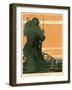 France Watching Rhine-Pierre Legrain-Framed Art Print