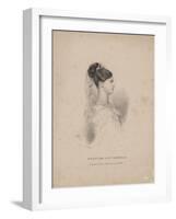 Frances Ann Kemble, Litho by Childs and Inman-John Hayter-Framed Giclee Print