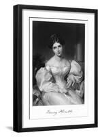 Frances Anne Kemble-Alonzo Chappel-Framed Art Print