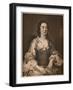 'Frances Arnold', 1738-1740-William Hogarth-Framed Giclee Print