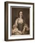 'Frances Arnold', 1738-1740-William Hogarth-Framed Giclee Print