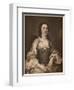 'Frances Arnold', 1738-1740-William Hogarth-Framed Giclee Print