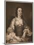 'Frances Arnold', 1738-1740-William Hogarth-Mounted Giclee Print