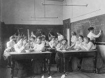 Hampton Institue Classroom-Frances Benjamin Johnston-Art Print