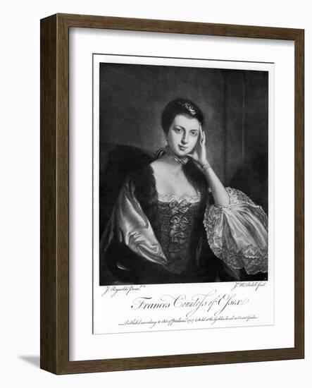 Frances, Countess of Essex, 1757-James McArdell-Framed Giclee Print