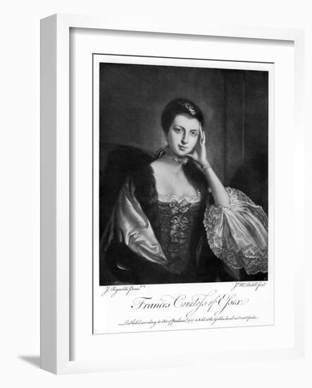 Frances, Countess of Essex, 1757-James McArdell-Framed Giclee Print