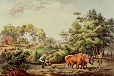 American Farm Scenes, Pub. by Currier and Ives, New York