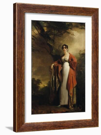 Frances Harriet Wynne, Mrs Hamilton of Kames, before June 1811-Sir Henry Raeburn-Framed Giclee Print