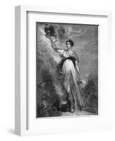 Frances Lady Stafford-John Hoppner-Framed Art Print