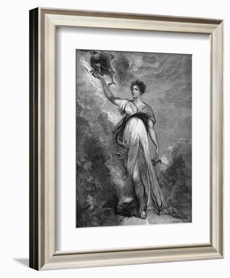 Frances Lady Stafford-John Hoppner-Framed Art Print