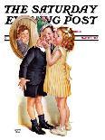 "Report Card," Saturday Evening Post Cover, March 25, 1939-Frances Tipton Hunter-Giclee Print