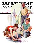 "You Can Be the Water Boy!," Saturday Evening Post Cover, November 27, 1937-Frances Tipton Hunter-Giclee Print