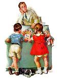 "You Can Be the Water Boy!," Saturday Evening Post Cover, November 27, 1937-Frances Tipton Hunter-Giclee Print