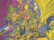 Daffodils with Jug-Frances Treanor-Giclee Print