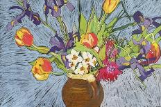 Daffodils with Jug-Frances Treanor-Giclee Print