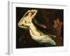 Francesca and Paolo, 1854-Ary Scheffer-Framed Giclee Print