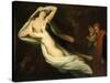 Francesca and Paolo, 1854-Ary Scheffer-Stretched Canvas