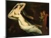 Francesca and Paolo, 1854-Ary Scheffer-Mounted Giclee Print