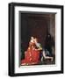 Francesca Da Rimini and Paolo Malatesta, 1819-Jean-Auguste-Dominique Ingres-Framed Premium Giclee Print