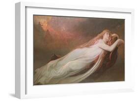 Francesca Da Rimini and Paolo Malatesta, C.1890-Lionel Noel Royer-Framed Giclee Print