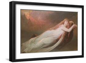 Francesca Da Rimini and Paolo Malatesta, C.1890-Lionel Noel Royer-Framed Premium Giclee Print