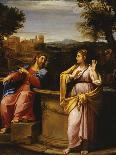 Christ and the Woman of Samaria at the Well-Francesco Albani-Giclee Print