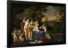 Francesco Albani / 'Toilet of Venus', First half 17th century, Italian School, Oil on canvas, 11...-FRANCESCO ALBANI-Framed Poster