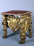 Carved and Gilt Wood Stool, 1696-Francesco and Antonio Corbarelli-Framed Giclee Print