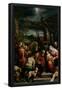 Francesco Bassano / 'Adoration of the Magi', Second half 16th century, Italian School, Oil on ca...-FRANCESCO BASSANO THE YOUNGER-Framed Poster