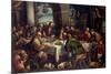 Francesco Bassano / 'The Last Supper', ca. 1586, Italian School, Oil on canvas, 151 cm x 214 cm...-FRANCESCO BASSANO THE YOUNGER-Mounted Poster