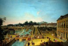 View of a Town, 18th Century-Francesco Battaglioli-Framed Giclee Print