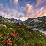 Odle group from Malga Caseril during sunrise, Funes Valley, Sudtirol (South Tyrol), Dolomites, Ital-Francesco Bergamaschi-Photographic Print