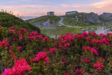 Odle group from Malga Caseril during sunrise, Funes Valley, Sudtirol (South Tyrol), Dolomites, Ital-Francesco Bergamaschi-Photographic Print