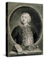 Francesco Bernardi Senesino, Engraved by Alexander Van Haecken (1701-58), 1735-Thomas Hudson-Stretched Canvas